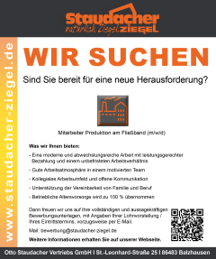  Gestalten Sie Ihre Zukunft mit uns!